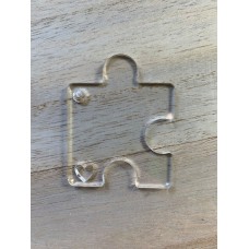 Single Jigsaw Piece Keyring (2mm) [PACK OF 10]
