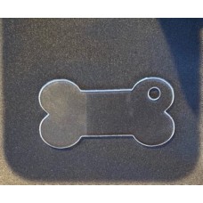 Dog Bone Keyring (2mm) [PACK OF 10]