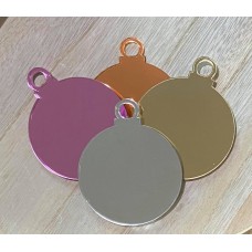 Mirror Traditional Baubles [PACK OF 5]