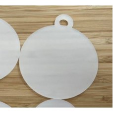 Frosted Regular Baubles [PACK OF 5]