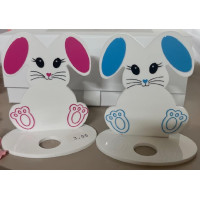 Bespoke Full Colour UV-DTF Transfer for Acrylic Bunny Egg Holders SC-0303