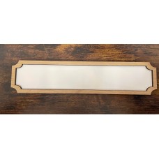 Traditional Signs with Wood Veneer Trim