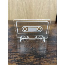 Cassette Tape Stand-Alone Sign