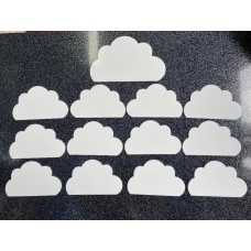 Acrylic Cloud Milestone Set