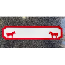 Small Traditional Horse Sign