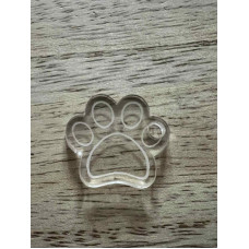 [Pack of 5] Engraved Paw Bauble Charms