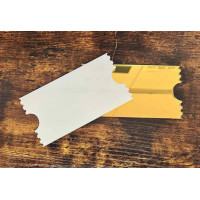 3mm Giant Acrylic Old-Fashioned Gift Tickets