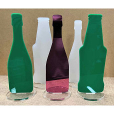 Acrylic Bottle Shaped Stand