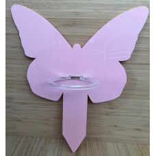 XL Butterfly Memorial Marker with Plant Holder
