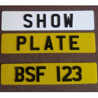Letters Only for Acrylic Show License Plate