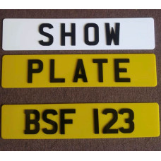 Acrylic Show License Plates