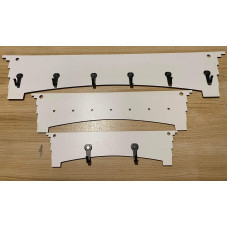 Budget Mantlepiece Stocking Holder with Metal Hooks - Extra Large