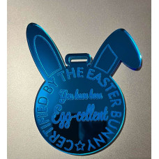 Acrylic Easter Bunny Medal