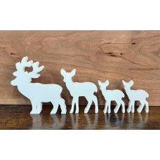 10mm Thick Deer Family