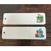 [Pack of 4] Bespoke Full Colour Bookworm UV-DTF Transfer for Acrylic Bookmarks SC-0001