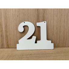 Large White Fronted MDF Signature Numbers