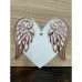 Acrylic Heart with Sticky Back Acrylic Wings