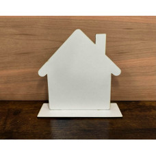 Budget House Shaped Sign with Matching Base