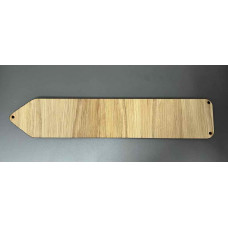 Wood Veneer Arrow Sign